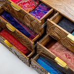 Комод с выдвижными ящиками и фактурным фасадом Termite варинант исполнения - 2 | Loft Concept в Москве