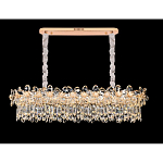 Люстра с декоративными элементами в виде крупных хрустальных цветов Palace Gardens варинант исполнения - 4 | Loft Concept в Москве