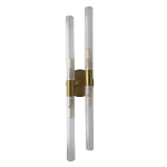 Бра с двумя цилиндрическими матовыми плафонами на круглом основании Delta Light варинант исполнения - 1 | Loft Concept в Москве