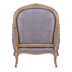 Кресло Ava Classical Armchair brown and grey velour варинант исполнения - 3 | Loft Concept в Москве