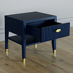 Прикроватная тумбочка с ящиком Elsa Dreams Blue варинант исполнения - 2 | Loft Concept в Москве