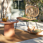 Садовое кресло из искусственного ротанга Mills Rattan Wicker Chair варинант исполнения - 8 | Loft Concept в Москве