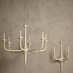 Люстра из дерева в форме подсвечника Coastal Aesthetics варинант исполнения - 6 | Loft Concept в Москве