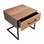 Тумба прикроватная с ящиком в стиле лофт Urban Style Space варинант исполнения - 2 | Loft Concept в Москве