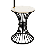 Торшер с абажуром и приставным столом Fazio Lighting and Furniture Floor Lamp варинант исполнения - 2 | Loft Concept в Москве