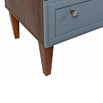 Комод серый из массива бука с 3-мя ящиками Wenge Light варинант исполнения - 4 | Loft Concept в Москве