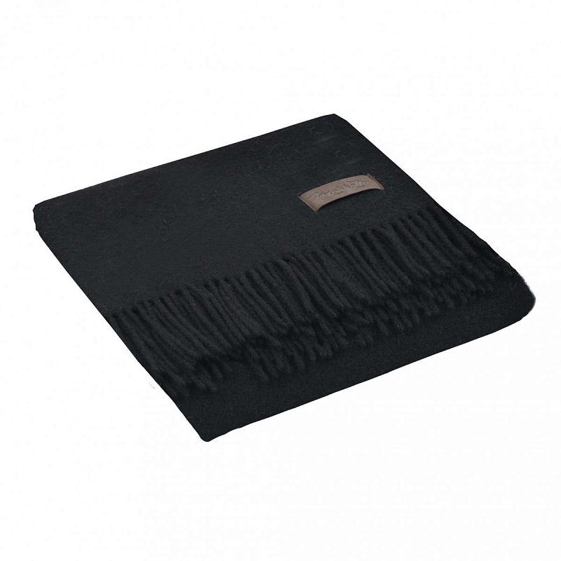 Плед DALIA 0199 Marzotto Черный в Москве | Loft Concept 