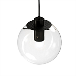 Подвесной светильник Selene Glass Ball Ceiling Lights Black  40 cm варинант исполнения - 3 | Loft Concept в Москве