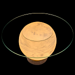 Торшер - журнальный стол Cryptocrystalline Stone варинант исполнения - 7 | Loft Concept в Москве