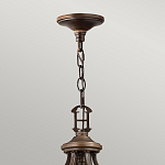 Люстра бронзового цвета с бежевыми абажурами из органзы в классическом стиле Hinkley варинант исполнения - 4 | Loft Concept в Москве