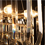 Бра цвета никель с изогнутыми хрустальными элементами Radiant Ribbons варинант исполнения - 7 | Loft Concept в Москве