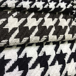 Мебельная ткань Жаккард черно-белый принт 145 см T1-3 варинант исполнения - 1 | Loft Concept в Москве