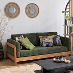 Диван двухместный Verde зеленый варинант исполнения - 7 | Loft Concept в Москве