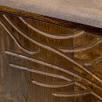 Широкая тумба с фактурным фасадом Termite варинант исполнения - 5 | Loft Concept в Москве