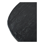 Столик кофейный черного цвета с овальной столешницей и круглым основанием Black Dalmen Table варинант исполнения - 7 | Loft Concept в Москве