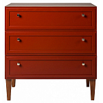 Комод красный из массива бука с 3-мя ящиками Wenge Light варинант исполнения - 2 | Loft Concept в Москве