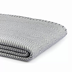 Плед из шерсти мериноса серого цвета 130×180 см Gray Waves варинант исполнения - 2 | Loft Concept в Москве