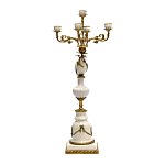 Подсвечник белый Попугай из фарфора с бронзовыми элементами Eden Garden варинант исполнения - 2 | Loft Concept в Москве