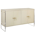 Комод бежевый на прозрачных боковых ножках Stingray Beige Dresser варинант исполнения - 1 | Loft Concept в Москве