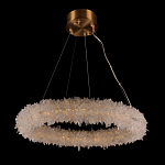 Люстра круглая с натуральным горным хрусталем Crystal Shimmer варинант исполнения - 1 | Loft Concept в Москве