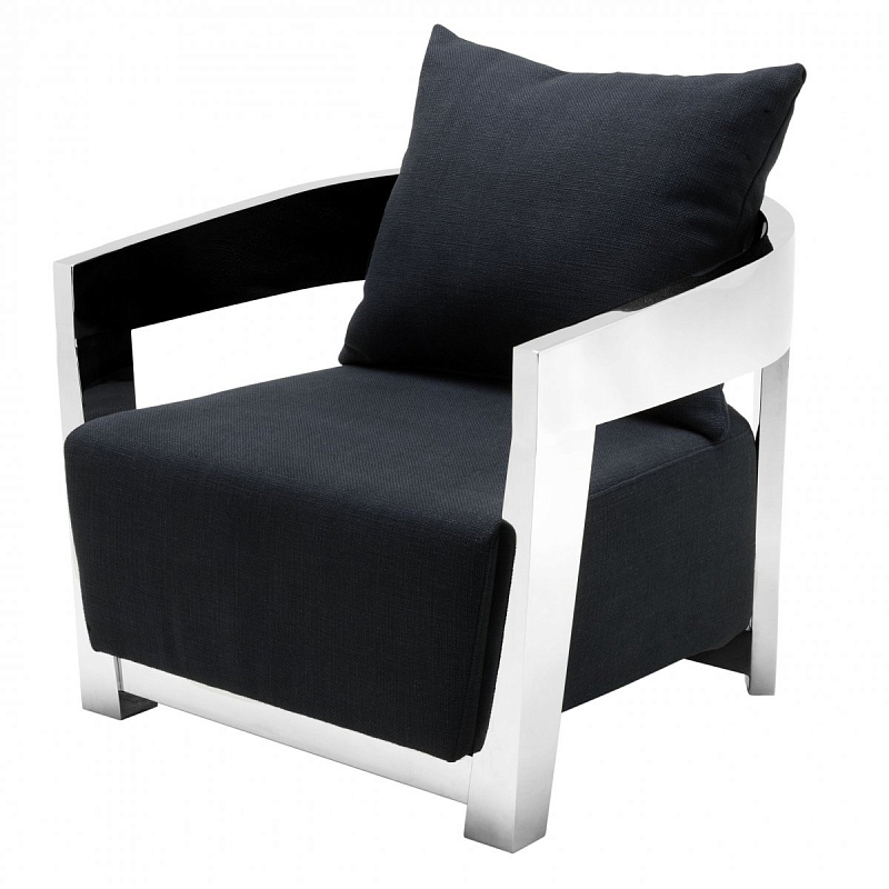 Кресло Eichholtz Chair Rubautelli Stainless steel