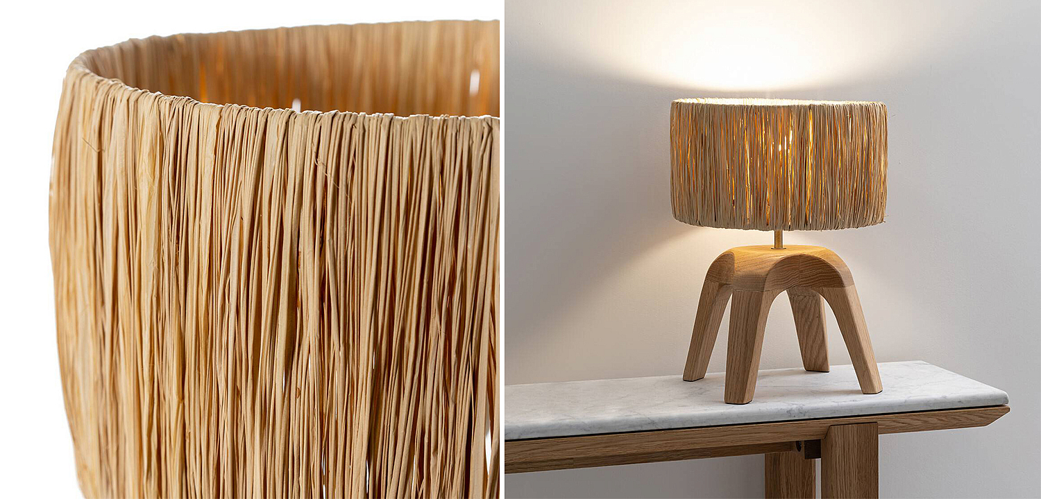 Настольная лампа Sander Wicker 4 legs Настольная лампа Sander Wicker 4 legs - Loft-Concept в Москве