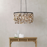 Люстра овальная с подвесками из устричных раковин Sea Ravens варинант исполнения - 4 | Loft Concept в Москве