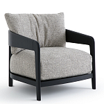 Кресло с каркасом из массива ясеня Deniaud Ash Grey Armchair варинант исполнения - 7 | Loft Concept в Москве