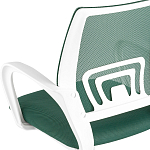 Офисное кресло с основанием из белого пластика Desk chairs Green варинант исполнения - 7 | Loft Concept в Москве