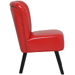 Кресло с обивкой из эко-кожи Harper Armchair Red варинант исполнения - 3 | Loft Concept в Москве