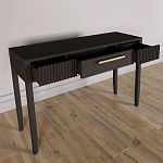 Элегантная Консоль Primo с выдвижным ящиком Темный орех варинант исполнения - 5 | Loft Concept в Москве