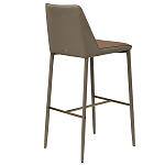 Стул барный с терракотовой обивкой из экокожи Spectacular High Chair варинант исполнения - 2 | Loft Concept в Москве