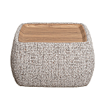 Столик прикроватный мягкий Soft Table from Chenille варинант исполнения - 1 | Loft Concept в Москве