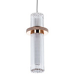 Подвесной светильник золото Odile Acrylic Tube Hanging Lamp Gold варинант исполнения - 1 | Loft Concept в Москве