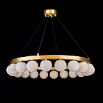 Люстра круглая с сферическими плафонами из натурального камня Phased Spheres варинант исполнения - 1 | Loft Concept в Москве