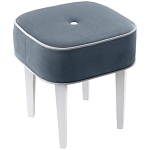 Квадратный мягкий пуф на белых ножках Winton Pouf Square варинант исполнения - 17 | Loft Concept в Москве