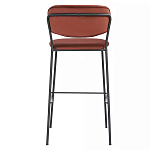 Стул барный с широкой полукруглой спинкой Chair Smooth Shapes варинант исполнения - 3 | Loft Concept в Москве