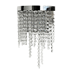 Бра Хром с каскадом сияющих кристаллов Shining Waterfall варинант исполнения - 1 | Loft Concept в Москве