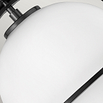 Потолочный светильник с плафоном в форме белого матового шара Hinkley варинант исполнения - 6 | Loft Concept в Москве