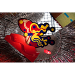 Дизайнерский ковер в виде бабочки Poltronova Tappeto Farfalla Rug варинант исполнения - 11 | Loft Concept в Москве