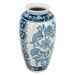 Ваза с синим цветочным орнаментом Blue & White Ornament  варинант исполнения - 1 | Loft Concept в Москве