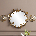 Бра круглое с прозрачным рельефным плафоном Crystal Prism варинант исполнения - 3 | Loft Concept в Москве