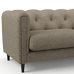 Мебельная ткань Шенилл коричневый цвет 138 см T4-28 варинант исполнения - 6 | Loft Concept в Москве