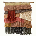 Текстильное Панно с бахромой варинант исполнения - 4 | Loft Concept в Москве