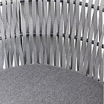 Кресло с декоративным плетением на спинке и подлокотниках Armchair Weaving варинант исполнения - 8 | Loft Concept в Москве