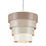 Подвесной светильник фигурный из 4-х широких колец Alternating Rings варинант исполнения - 1 | Loft Concept в Москве