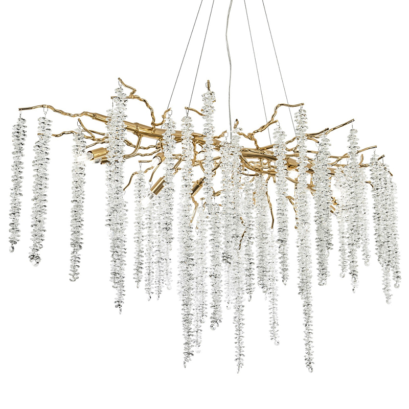          Fairytree Gold Crystal Chandelier      | Loft Concept 
