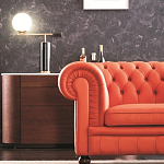 Дизайнерский комод овальной формы с белой столешницей и 4-мя ящиками Gioli варинант исполнения - 3 | Loft Concept в Москве