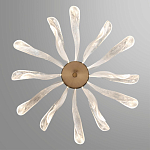 Люстра с крупными рельефным декором в виде лепестков 60 см Ethereal Bloom варинант исполнения - 4 | Loft Concept в Москве