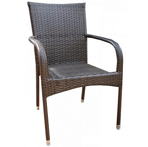 Стул Rottan chair brown